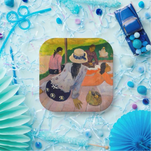 Paul Gauguin - Die Siesta Pappteller (Party)