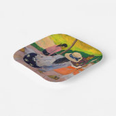 Paul Gauguin - Die Siesta Pappteller (Gewinkelt)