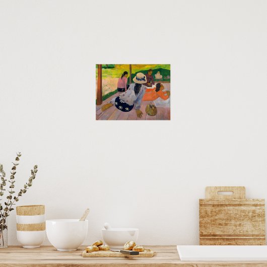 Paul Gauguin | Die Siesta Poster (Küche)