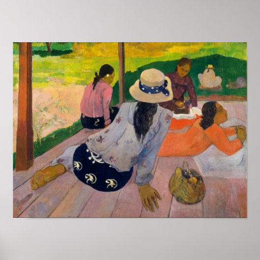 Paul Gauguin | Die Siesta Poster (Vorne)