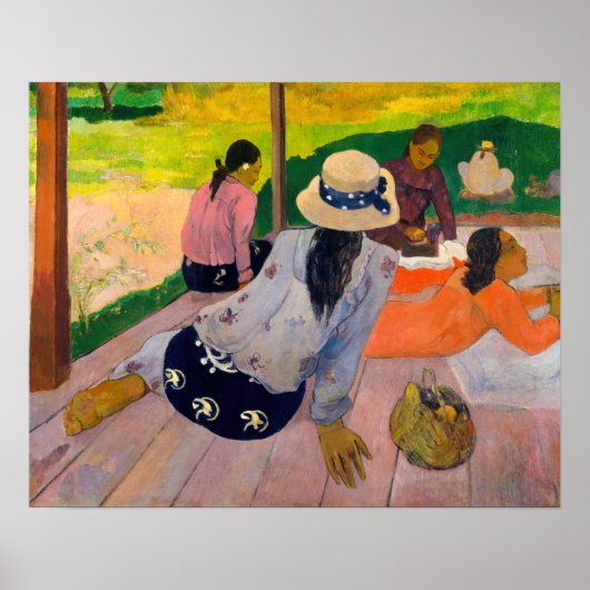 Paul Gauguin - Die Siesta Poster (Vorne)