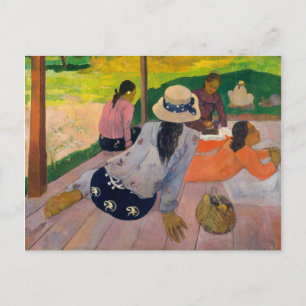 Paul Gauguin Die Siesta Postkarte