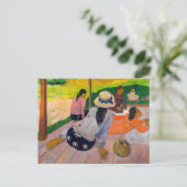 Paul Gauguin - Die Siesta Postkarte (Stehend Vorderseite)