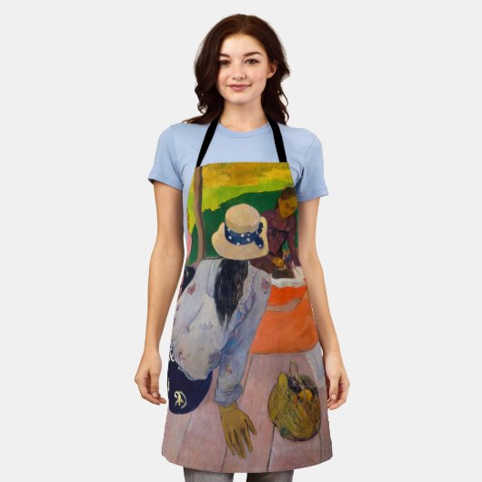 Paul Gauguin - Die Siesta Schürze (Getragen)