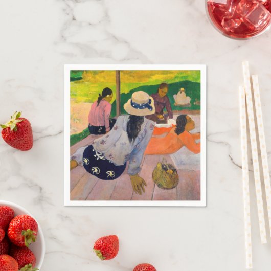 Paul Gauguin - Die Siesta Serviette (Beispiel)