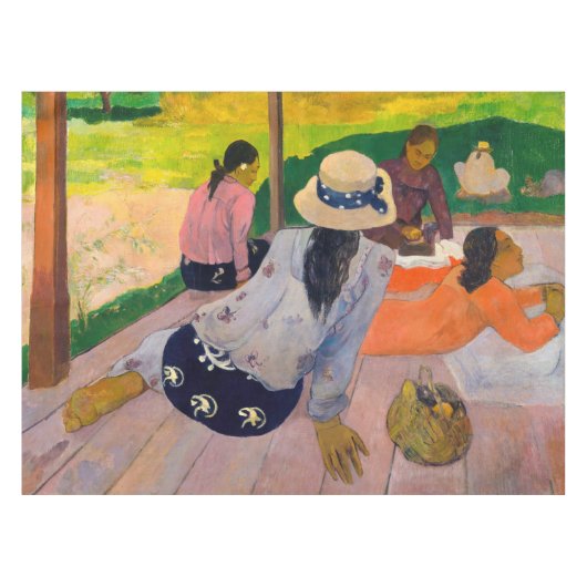 Paul Gauguin - Die Siesta Tischdecke (Vorderseite (Horizontal))
