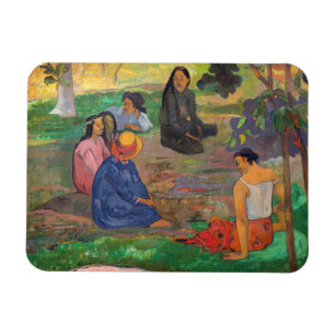 Paul Gauguin - Die Unterhaltung / Les Parau Parau Magnet