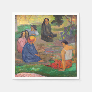 Paul Gauguin - Die Unterhaltung / Les Parau Parau Serviette