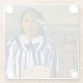 Paul Gauguin - Die Vorfahren von Tehamana Glasuntersetzer (Rückseite)