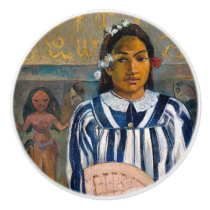 Paul Gauguin - Die Vorfahren von Tehamana Keramikknauf