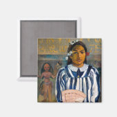 Paul Gauguin - Die Vorfahren von Tehamana Magnet (Vorderseite/Rückseite)