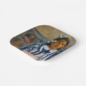 Paul Gauguin - Die Vorfahren von Tehamana Pappteller (Gewinkelt)