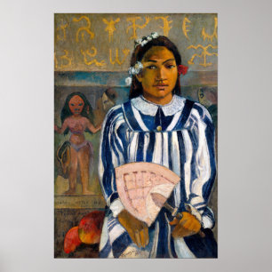 Paul Gauguin - Die Vorfahren von Tehamana Poster