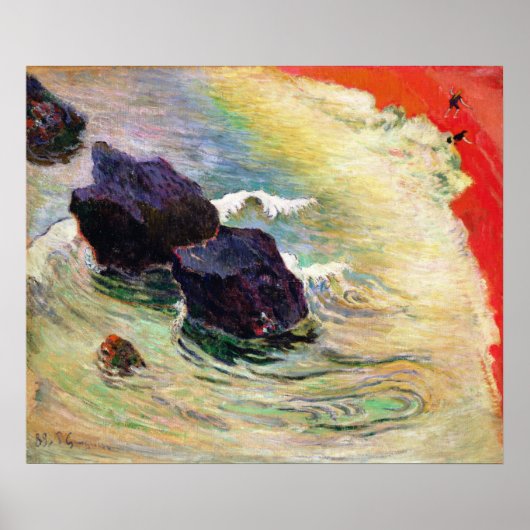 Paul Gauguin | Die Welle Poster (Vorne)
