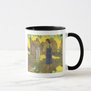 Paul Gauguin   drei Tahitian Frauen gegen einen Tasse