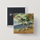 Paul Gauguin | durch die Küste, Martinique, 1887 ( Button (Vorne & Hinten)