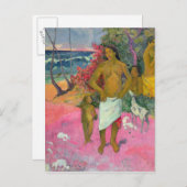 Paul Gauguin | Ein Seeweg von 1902 Postkarte (Vorne/Hinten)