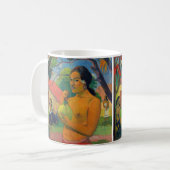Paul Gauguin - Frau mit Frucht Kaffeetasse (Vorderseite Links)