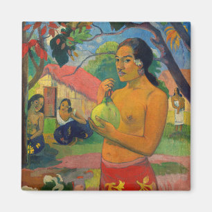 Paul Gauguin - Frau mit Frucht Magnet