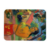Paul Gauguin - Frau mit Frucht Magnet (Horizontal)