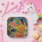 Paul Gauguin - Frau mit Frucht Pappteller (Party)