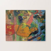 Paul Gauguin - Frau mit Frucht Puzzle (Horizontal)