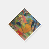 Paul Gauguin - Frau mit Frucht Serviette (Ecke)
