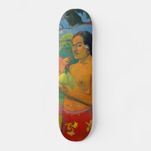 Paul Gauguin - Frau mit Frucht Skateboard