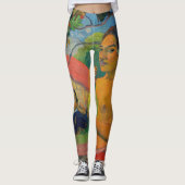 Paul Gauguin - Frauen, die eine Frucht halten Leggings (Vorderseite)