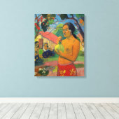 Paul Gauguin - Frauen, die eine Frucht halten Leinwanddruck (Insitu (Holzboden))