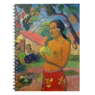 Paul Gauguin - Frauen, die eine Frucht halten Notizblock