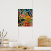 Paul Gauguin - Frauen, die eine Frucht halten Poster (Küche)