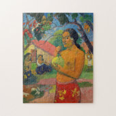 Paul Gauguin - Frauen, die eine Frucht halten Puzzle (Vertikal)