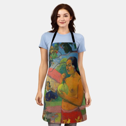 Paul Gauguin - Frauen, die eine Frucht halten Schürze (Getragen)