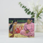 Paul Gauguin | Frauen von Tahiti, On the Beach, 18 Postkarte (Stehend Vorderseite)