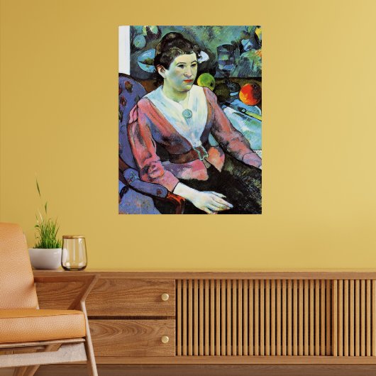 Paul Gauguin - Frauenportrait Poster (Wohnzimmer 2)