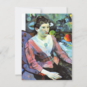 Paul Gauguin - Frauenportrait Postkarte