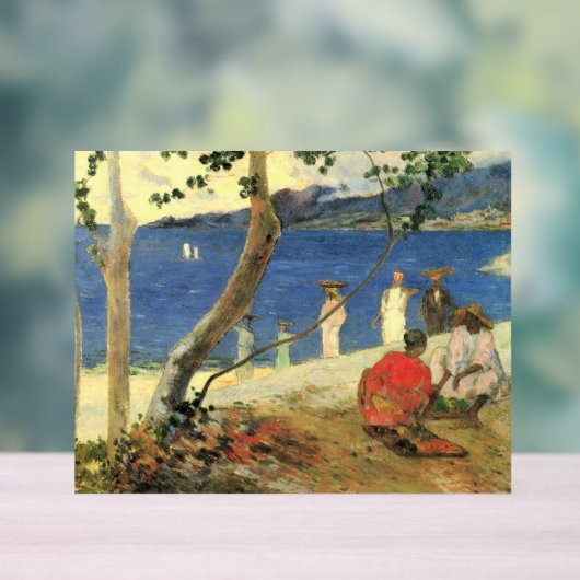 Paul Gauguin Fruit Carrier in Turin Cove oder Seas Acrylschild (Neutral)