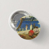 Paul Gauguin Fruit Carrier in Turin Cove oder Seas Button (Vorne & Hinten)