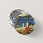 Paul Gauguin Fruit Carrier in Turin Cove oder Seas Button (Vorne & Hinten)