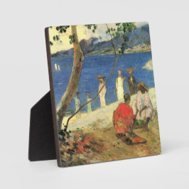 Paul Gauguin Fruit Carrier in Turin Cove oder Seas Fotoplatte
