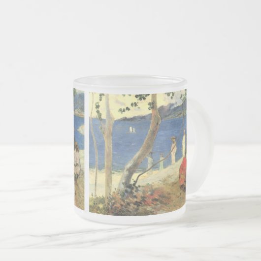 Paul Gauguin Fruit Carrier in Turin Cove oder Seas Mattglastasse (VorderseiteRechts)