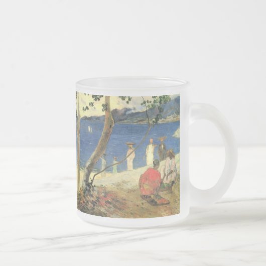 Paul Gauguin Fruit Carrier in Turin Cove oder Seas Mattglastasse (Rechts)