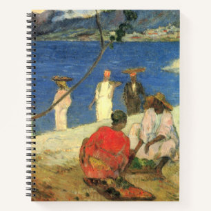 Paul Gauguin Fruit Carrier in Turin Cove oder Seas Notizblock