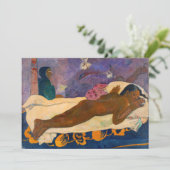 Paul Gauguin - Geist des Toten Watching Einladung (Stehend Vorderseite)