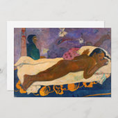 Paul Gauguin - Geist des Toten Watching Einladung (Vorne/Hinten)