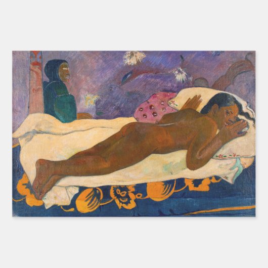 Paul Gauguin - Geist des Toten Watching Geschenkpapier Set (Vorderseite)