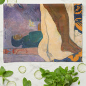 Paul Gauguin - Geist des Toten Watching Geschirrtuch (Gefaltet)