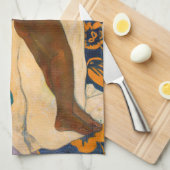 Paul Gauguin - Geist des Toten Watching Geschirrtuch (Viertel Falte)