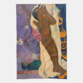 Paul Gauguin - Geist des Toten Watching Geschirrtuch (Vertikal)